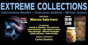Esta noche en TONDI hablamos de coleccionismo extremo y de colecciones curiosas, macabras y algunas espeluznantes. Invitamos al mayor experto en cultura asiática Marcos Sala Ivars. Como siempre colaboran con más contenidos: José Manuel García Bautista, Luis Cerezo Samperiz, Laura Vivancos, Juan Ignacio Cuesta Millán,, Paco Buitrago, Alfonso Fernández Castillo y Carlos Horrillo Gomez nos traen cada uno desde su peculiar punto de vista. En los Edipots nuestra querida Noly Encinas nos repasa la actualidad del mundo del misterio en la radio. Dirige y presenta: Carlos Dueñas