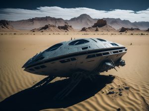 El incidente de Roswell: el misterioso hallazgo de restos de un disco volador en 1947.