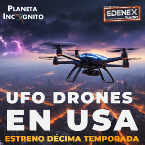"Explora el fascinante misterio de los ufodrones en el programa Planeta Incógnito, donde analizamos los avistamientos, teorías y pruebas que rodean estos enigmáticos objetos voladores. Un viaje a lo desconocido lleno de intriga y posibles revelaciones extraterrestres."