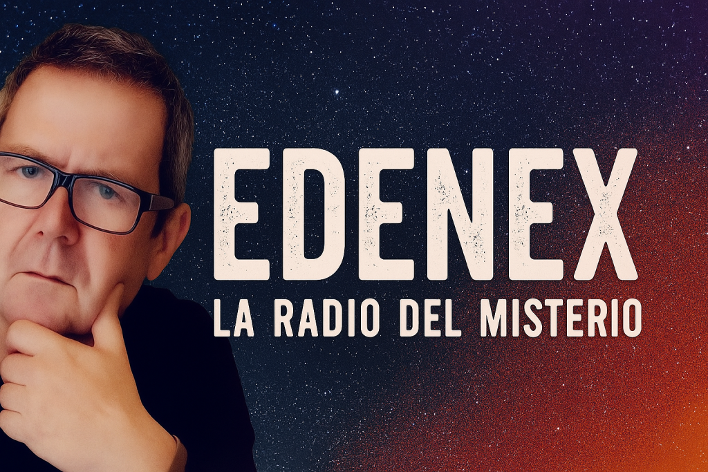 Alberto Guzmán, director y fundador de EDENEX – La Radio del Misterio, emisora referente en la divulgación de enigmas y fenómenos inexplicables desde 2003.