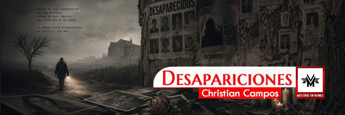 Misterios en Viernes dedica este episodio a “Desapariciones”, una conversación tan necesaria como sobrecogedora sobre uno de los temas más dolorosos de nuestra realidad. En un clima inquietante y cargado de emoción, el programa se adentra en la ausencia, la incertidumbre y la lucha diaria de las familias que no dejan de buscar respuestas. De la mano de Christian Campos, periodista y responsable de prensa de SOS Desaparecidos, el episodio pone el foco en la verdad, la justicia y la resistencia de quienes se niegan a rendirse ante el silencio. Un programa duro, humano y profundamente misterioso, en el que cada testimonio recuerda que, detrás de cada desaparición, hay una historia que merece ser contada.