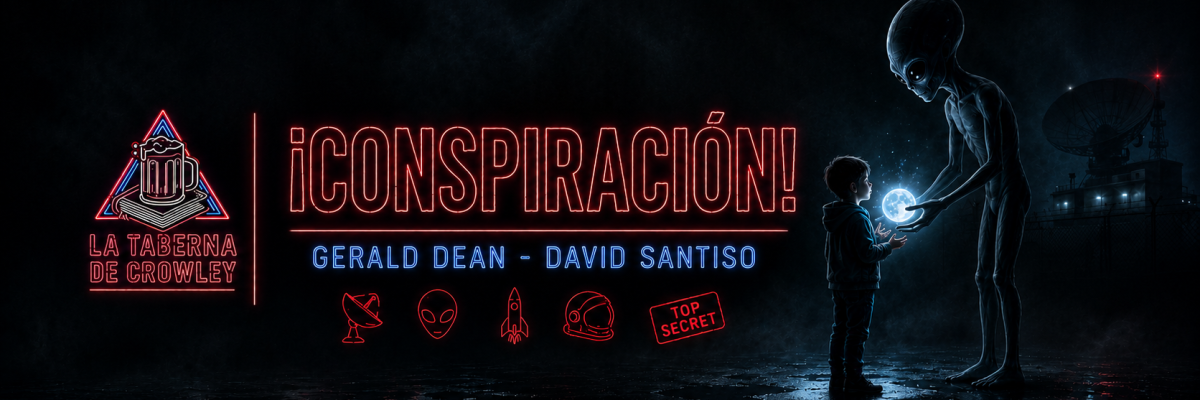 # La Taberna de Crowley – ¡Conspiración! Esta semana en **La Taberna de Crowley** se juega el partido de vuelta del esperado crossover con **Clave 45**. La taberna actúa como anfitriona para recibir a **Gerald Dean** y **David Dantés**, en una conversación imprescindible sobre conspiraciones, pensamiento crítico, desinformación y las herramientas necesarias para navegar entre teorías, narrativas y hechos contrastados. Una auténtica *master class* que promete no dejar indiferente a nadie. Después, en **Rockosmos**, viajaremos a los primeros años de la carrera espacial para descubrir algunos de sus episodios más desconocidos. Desde la enigmática **Torre Bert** hasta sorprendentes historias protagonizadas por cosmonautas y astronautas, exploraremos curiosidades, secretos y anécdotas surgidas en una época marcada por el secretismo absoluto y la rivalidad entre superpotencias. Y para cerrar la noche, llega una nueva edición de **Noticias Red**, dedicada a esas conspiraciones tan absurdas como virales que recorren internet y las redes sociales. Porque, a veces, la realidad tiene una dura competencia frente a la imaginación colectiva. 📻 **Miércoles 17 de junio, a las 23:00 horas** 🌐 **[www.edenex.es](https://www.edenex.es)** Una noche de conspiraciones, exploración espacial, pensamiento crítico y mucho humor. ¿Te atreves a entrar en la Taberna?