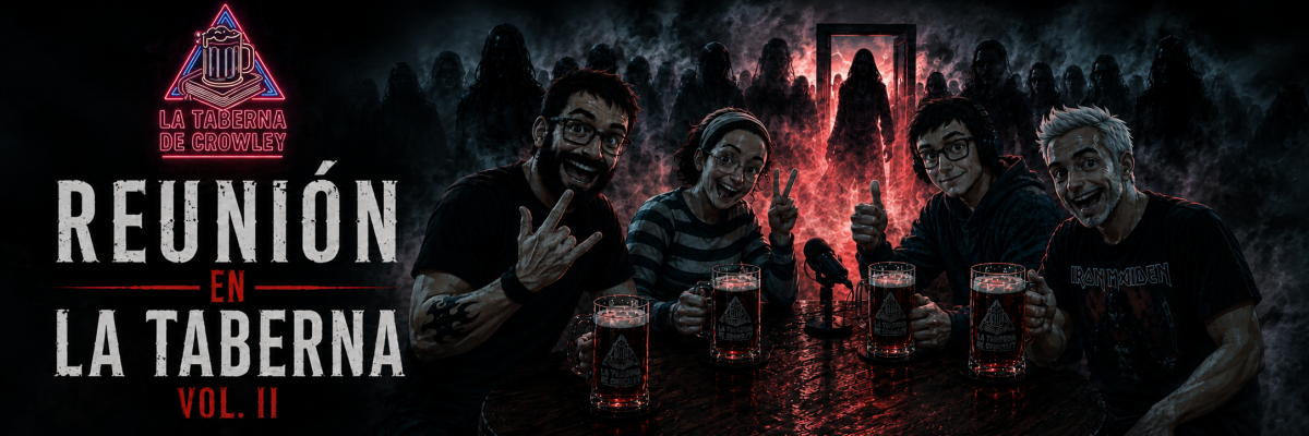 🍻 HOY BAJAMOS EL CIERRE DE LA TABERNA DE CROWLEY 🍻 Nos vamos de vacaciones, pero antes toca recordar todo lo vivido en esta segunda temporada: historias, risas, locuras, invitados y momentos inolvidables. Esta noche nos acompañarán amigos, colaboradores y parroquianos para brindar juntos y despedir la temporada como se merece. 🍺 Levantemos las jarras por vosotros y por esta maravillosa Taberna. ¡Último trago de la temporada! Nos vemos a la vuelta, parroquianos. 🖤
