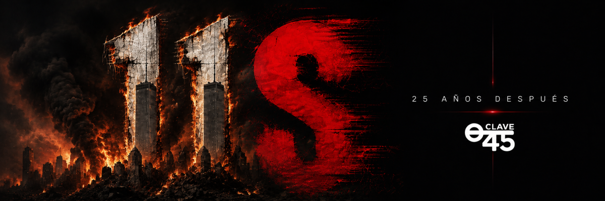 11S | 25 años después Clave45 Clave 45. Buscadores de Claves. Hoy, sábado 5 de septiembre,🕚 23:00 horas 🌐 www.edenex.es #laradiodelmisterio #EDENEX Gerald Dean David Santiso Fernández Veinticinco años después de los atentados del 11 de septiembre de 2001, Clave45 vuelve sobre uno de los acontecimientos que cambió para siempre la historia reciente. ¿Qué sabemos realmente sobre aquel día? ¿Qué preguntas continúan abiertas? ¿Qué decisiones políticas, geoestratégicas y de seguridad se tomaron después? Un recorrido por los hechos, las investigaciones oficiales y las incógnitas que, un cuarto de siglo después, siguen alimentando el debate. 🎙️ Clave45 en EDENEX 📅 Hoy, sábado 5 de septiembre 🕚 23:00 horas 🌐 www.edenex.es