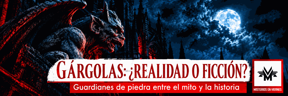v13_gargola_comprimida Gárgolas: ¿realidad o ficción? «Misterios en Viernes» | EDENEX, la Radio del Misterio Desde las alturas de las grandes catedrales hasta los rincones más insólitos de antiguos edificios, las gárgolas llevan siglos observándonos desde la piedra. Figuras monstruosas, animales fantásticos y criaturas de apariencia demoníaca que parecen guardar secretos ocultos entre sus fauces. En este episodio de Misterios en Viernes, nos adentramos en el universo de las gárgolas para descubrir qué hay detrás de su leyenda y cuál es su verdadera historia. ¿Por qué nuestros antepasados eligieron representar seres tan extraños en los edificios religiosos? ¿Se consideraban simples elementos decorativos o también guardianes destinados a proteger los lugares sagrados? Recorreremos lugares singulares en busca de algunas de las representaciones más sorprendentes, explorando su simbolismo, las historias que han sobrevivido al paso del tiempo y la frontera entre las creencias populares y la realidad histórica. Porque las gárgolas son mucho más que rostros de piedra: también son testigos de una época en la que el arte, la religión, el miedo y la imaginación convivían en las alturas. Gárgolas: ¿realidad o ficción? Un viaje por la historia, la leyenda y los misterios que todavía esconden estas enigmáticas figuras. Una nueva investigación de «Misterios en Viernes», en EDENEX, la Radio del Misterio.